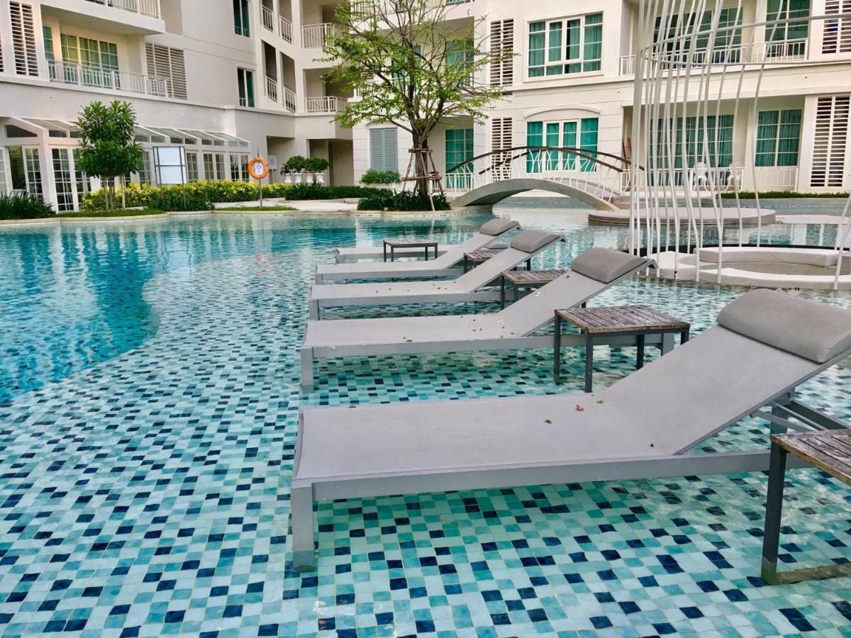 Summer Huahin712,Side Sea View,Near Beach&Cicada,Beautiful Swimming Pool Екстериор снимка